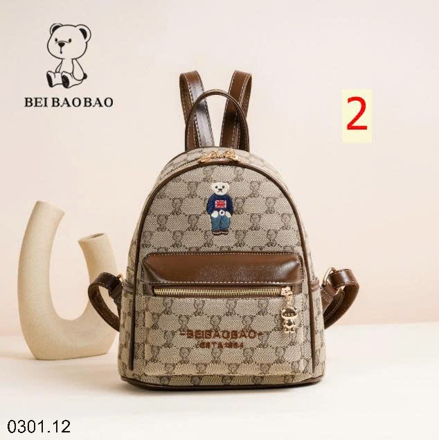 26HA0301.12 - BA LÔ BAOBAO HÌNH GẤU