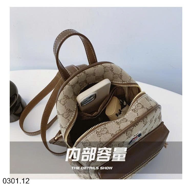 26HA0301.12 - BA LÔ BAOBAO HÌNH GẤU