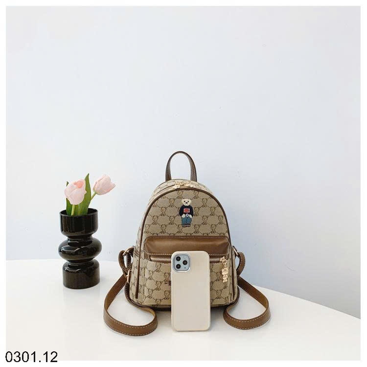 26HA0301.12 - BA LÔ BAOBAO HÌNH GẤU