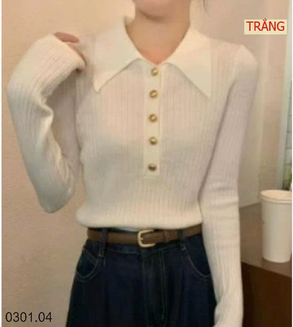 26HA0301.04 - ÁO LEN POLO CHO NỮ