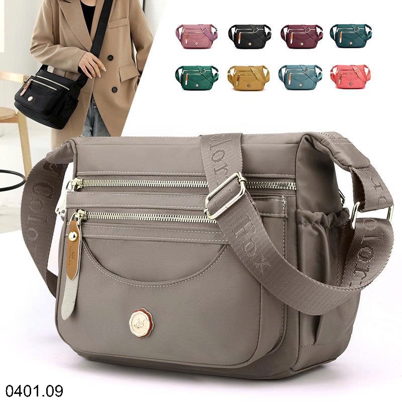 26HA0401.09 - TÚI XÁCH VẢI DÙ HÃNG COLORFUL FOX