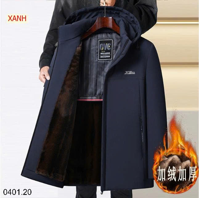 26HA0401.20 - ÁO KHOÁC PARKA LÓT LÔNG TẶNG BỐ