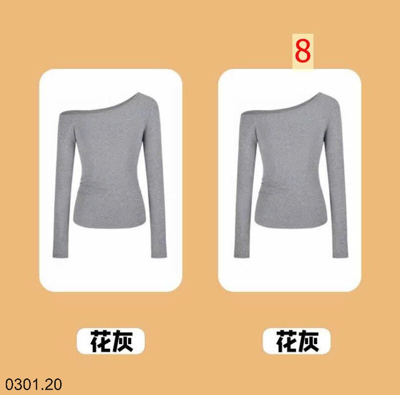 26HA0301.20 - SET 2 ÁO THUN BODY LỆCH VAI CHO NỮ