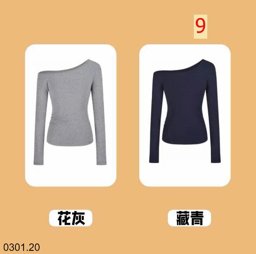 26HA0301.20 - SET 2 ÁO THUN BODY LỆCH VAI CHO NỮ