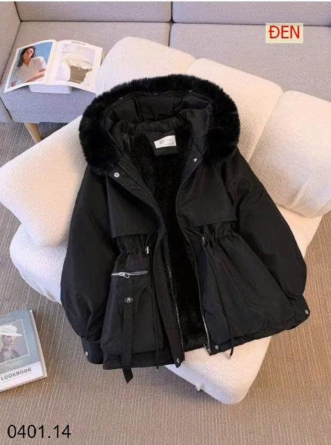 26HA0401.14 - ÁO PARKA LÓT LÔNG CHO NỮ