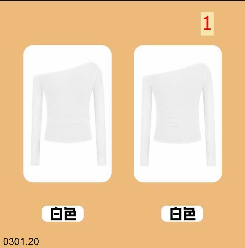 26HA0301.20 - SET 2 ÁO THUN BODY LỆCH VAI CHO NỮ