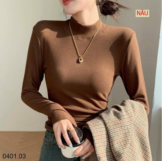 26HA0401.03 - ÁO GIỮ NHIỆT LÓT LÔNG DÀY ẤM CHO NỮ