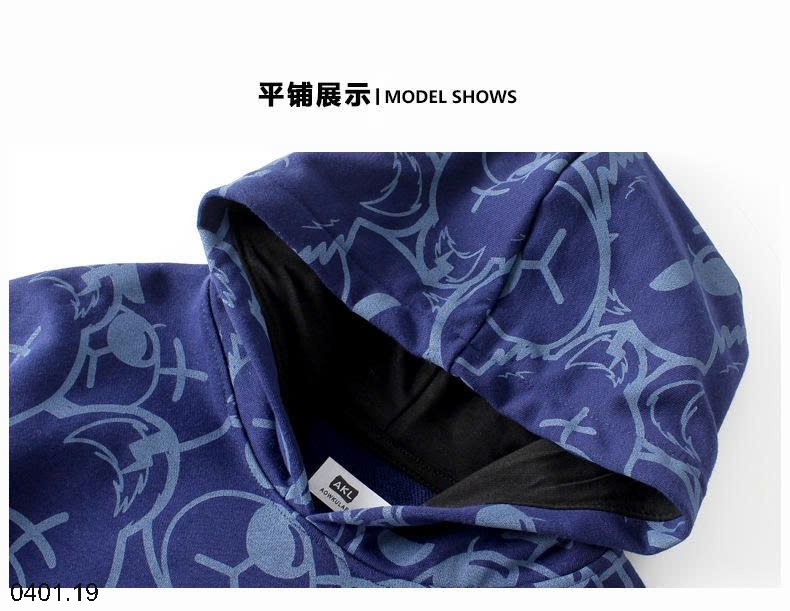 26HA0401.19 - ÁO HODDIE IN HÌNH GẤU SIZE ĐẠI AKL