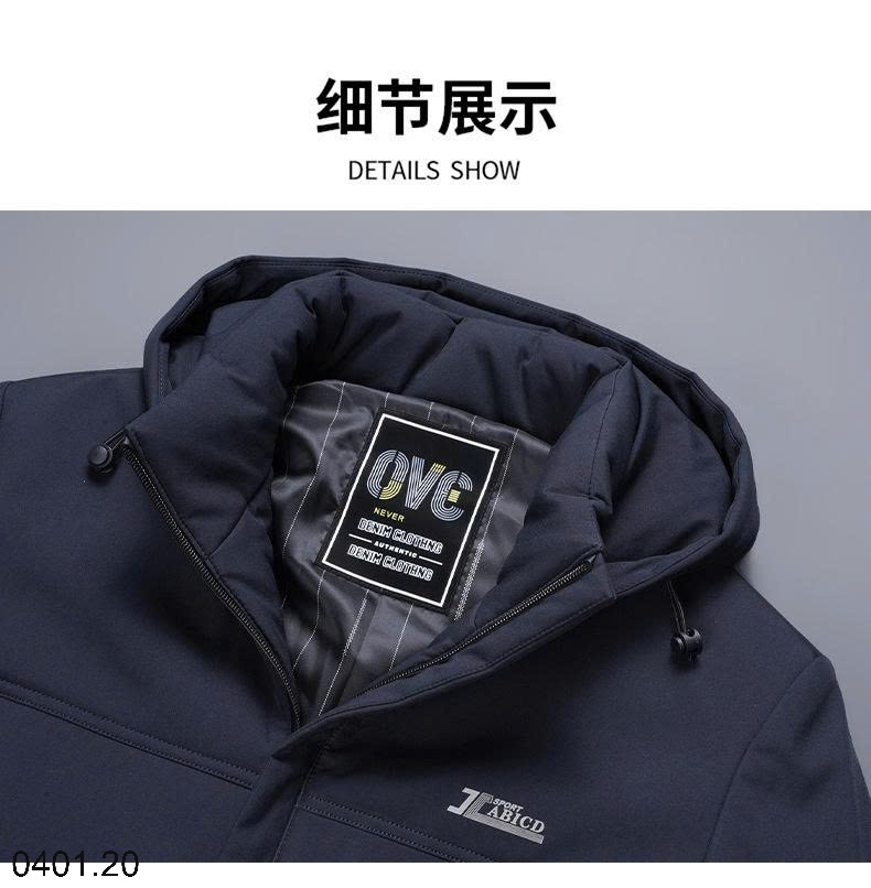 26HA0401.20 - ÁO KHOÁC PARKA LÓT LÔNG TẶNG BỐ