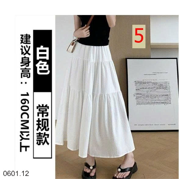 26HA0601.12 - VÁY MIDI XÒE BỒNG CHỮ A DÁNG DÀI