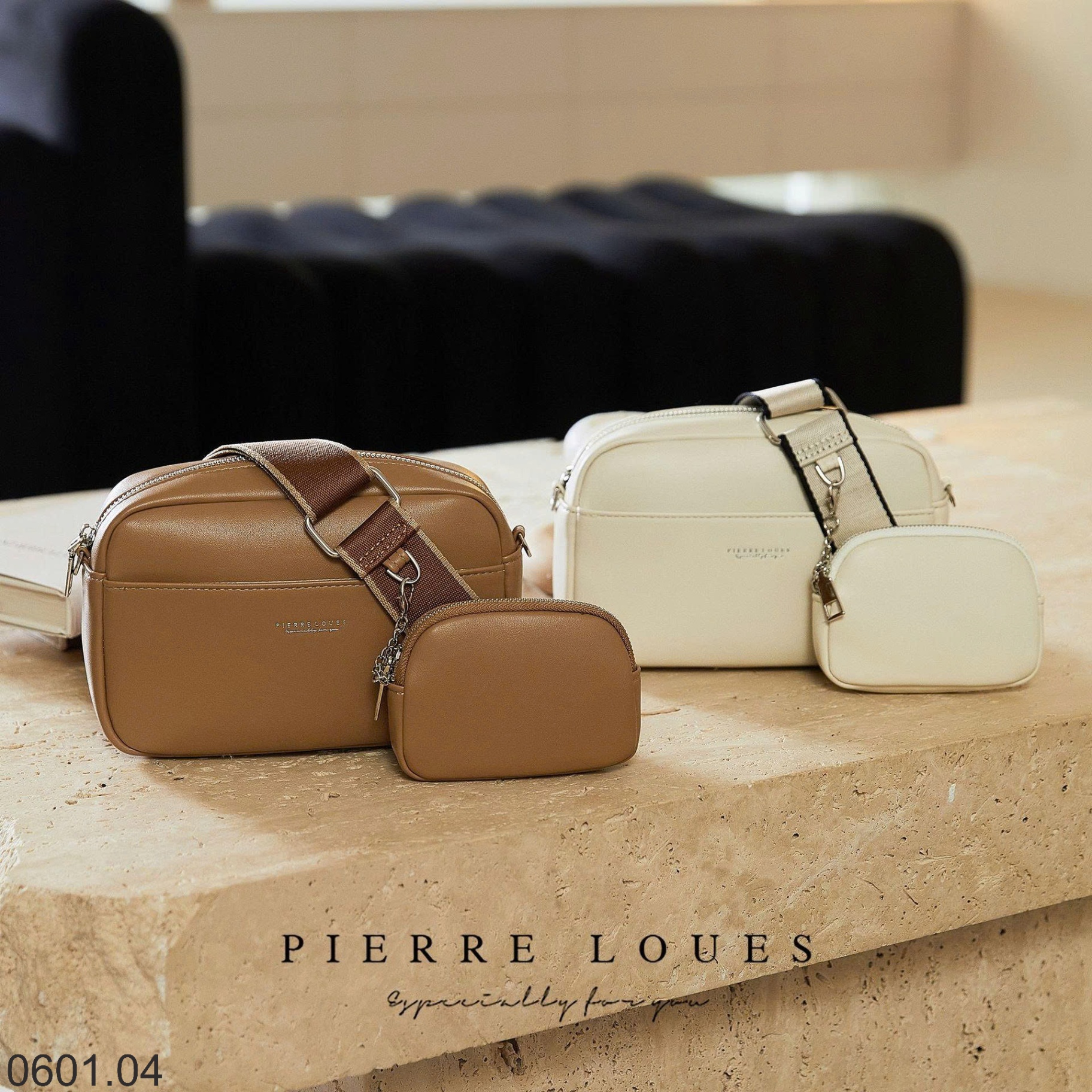 26HA0601.04 - SET TÚI 2 CHI TIẾT HÃNG PIERRE-LOUIS