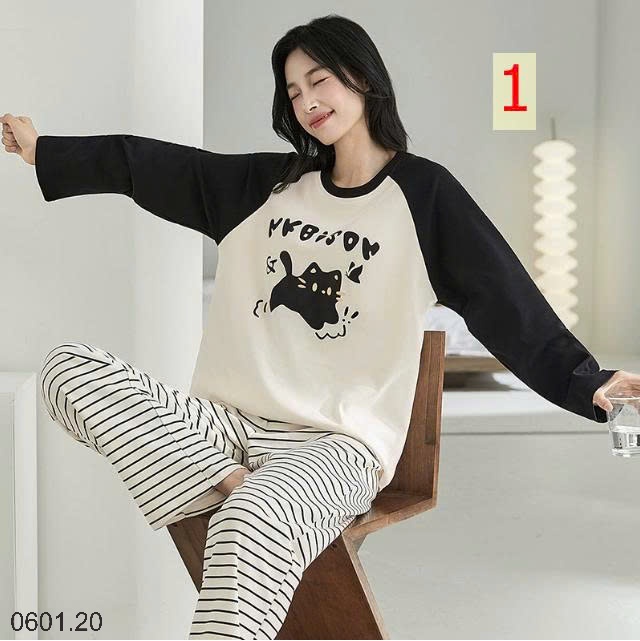 26HA0601.20 - BỘ MẶC NHÀ KÈM BRA CHO NỮ