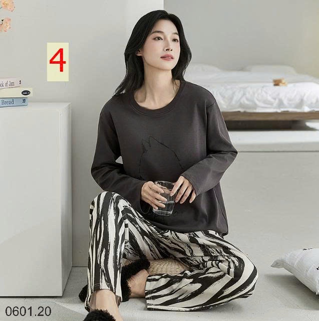 26HA0601.20 - BỘ MẶC NHÀ KÈM BRA CHO NỮ