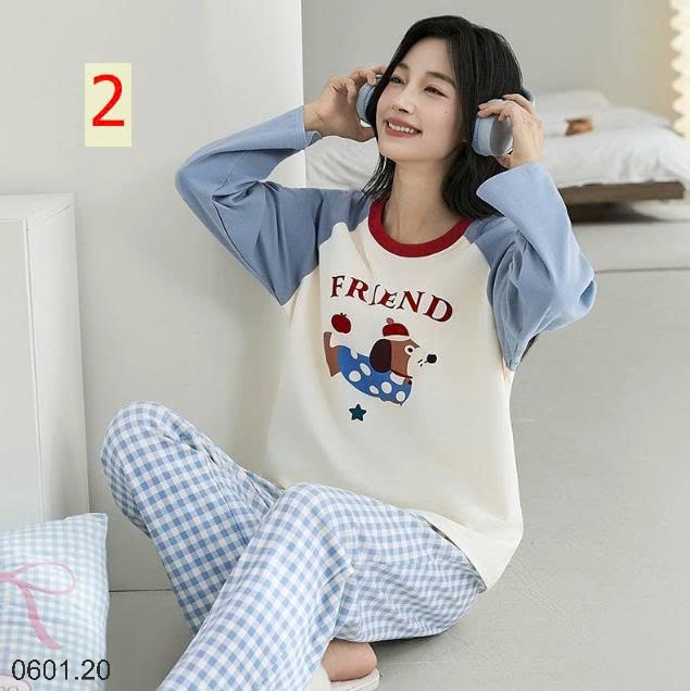 26HA0601.20 - BỘ MẶC NHÀ KÈM BRA CHO NỮ
