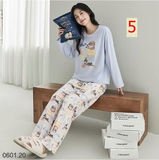 26HA0601.20 - BỘ MẶC NHÀ KÈM BRA CHO NỮ