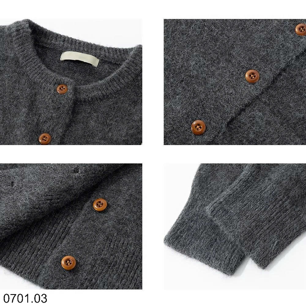 26HA0701.03 - CARDIGAN LEN HOẠ TIẾT NỮ