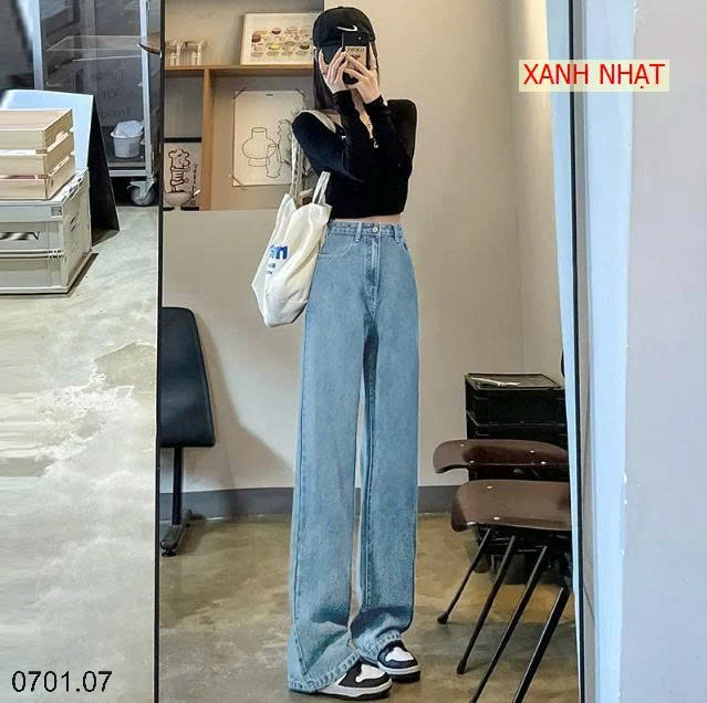 26HA0701.07 - QUẦN JEAN SUÔNG NỮ