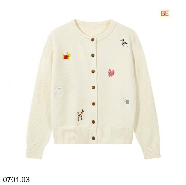 26HA0701.03 - CARDIGAN LEN HOẠ TIẾT NỮ