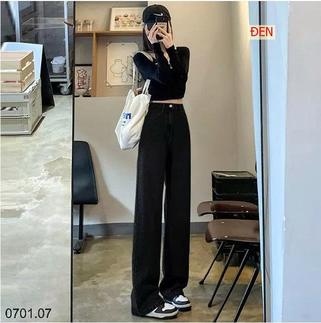 26HA0701.07 - QUẦN JEAN SUÔNG NỮ