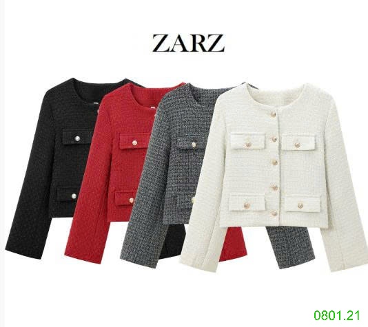 26HA0801.21 - ÁO KHOÁC DẠ TWEED