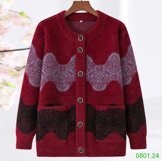 26HA0801.24 - ÁO LEN CARDIGAN TRUNG NIÊN