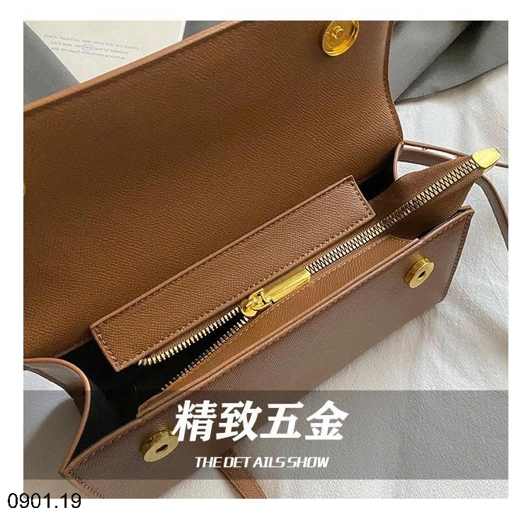 26HA0901.19 - TÚI XÁCH VUÔNG NHỎ KELLY THỜI TRANG