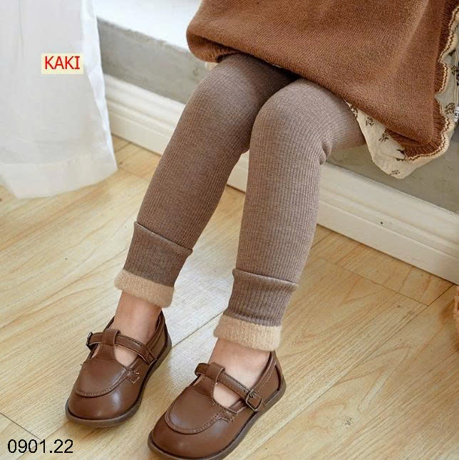 26HA0901.22 - QUẦN LEGGING LÓT LÔNG CHO BÉ GÁI