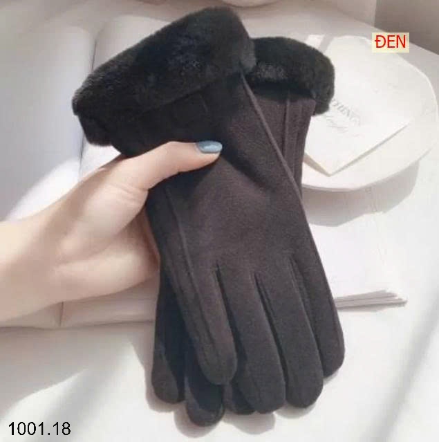 26HA1001.18 - SET 2 ĐÔI GĂNG TAY DA LỘN LÓT LÔNG