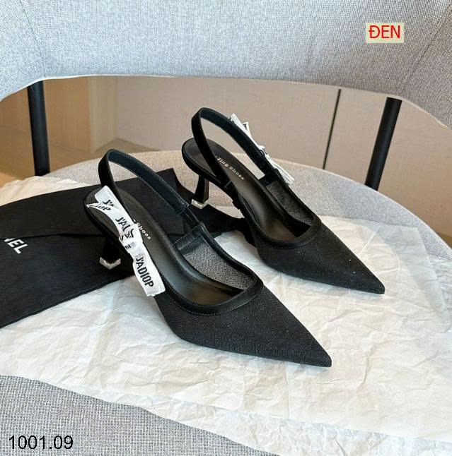 26HA1001.09 - GIÀY CAO GÓT NƠ MŨI NHỌN CHO NỮ