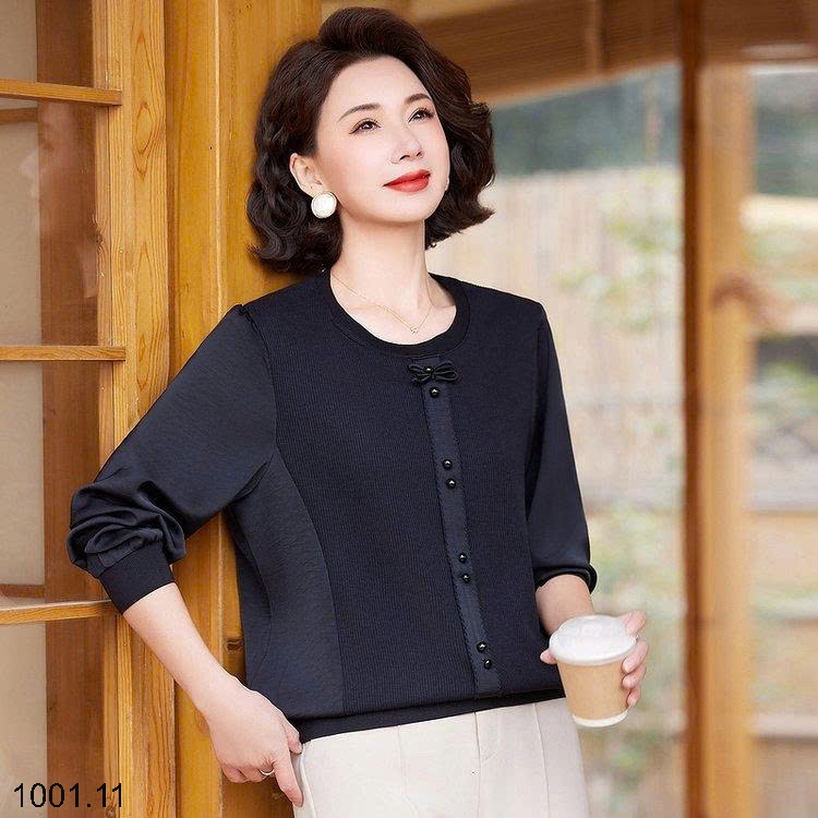 26HA1001.11 - ÁO DÀI TAY SANG TRỌNG CHO MẸ