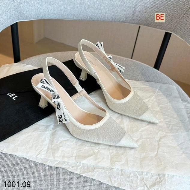 26HA1001.09 - GIÀY CAO GÓT NƠ MŨI NHỌN CHO NỮ
