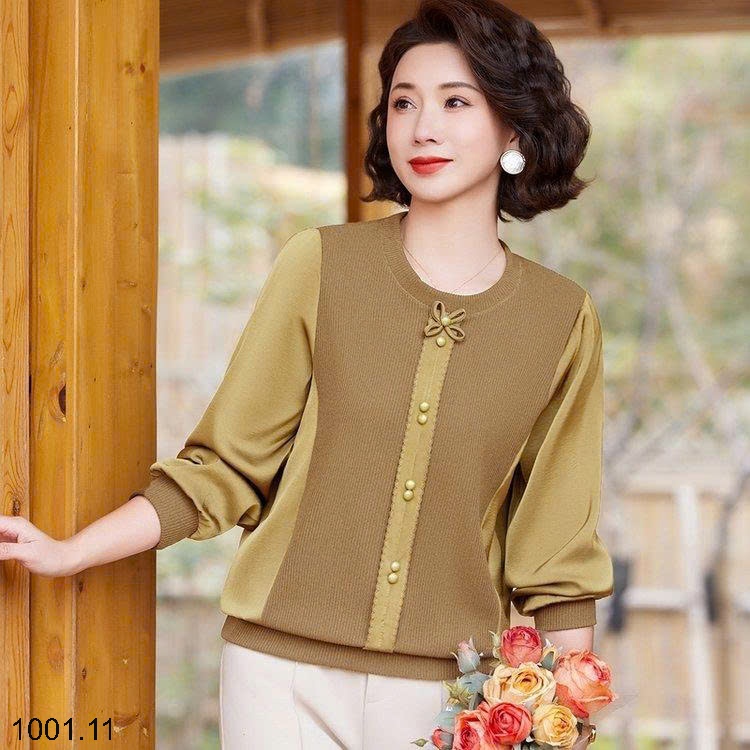 26HA1001.11 - ÁO DÀI TAY SANG TRỌNG CHO MẸ