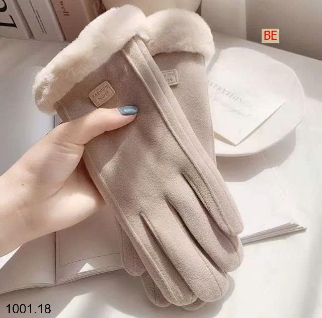 26HA1001.18 - SET 2 ĐÔI GĂNG TAY DA LỘN LÓT LÔNG