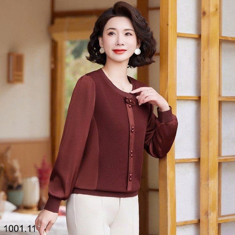 26HA1001.11 - ÁO DÀI TAY SANG TRỌNG CHO MẸ
