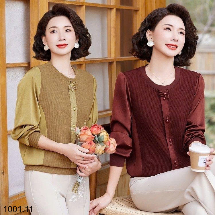 26HA1001.11 - ÁO DÀI TAY SANG TRỌNG CHO MẸ
