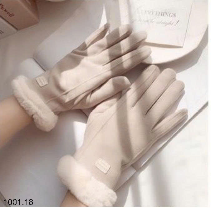 26HA1001.18 - SET 2 ĐÔI GĂNG TAY DA LỘN LÓT LÔNG