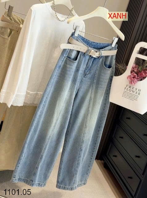26HA1101.05 - QUẦN JEAN ỐNG RỘNG CHO NỮ ANNA