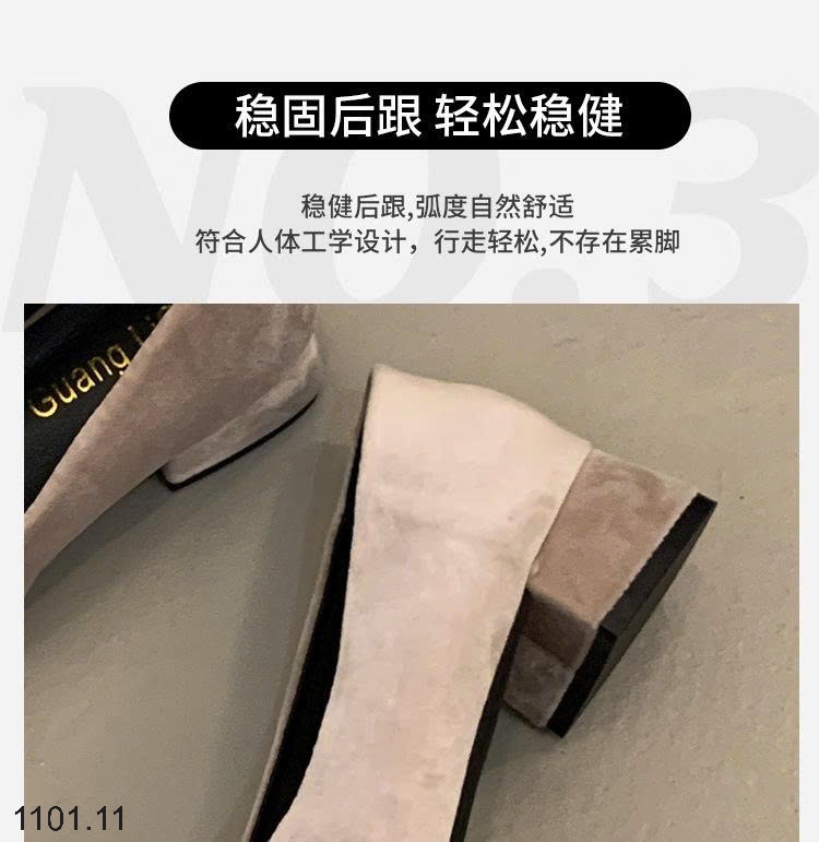 26HA1101.11 - GIÀY MŨI VUÔNG ĐÍNH ĐÁ