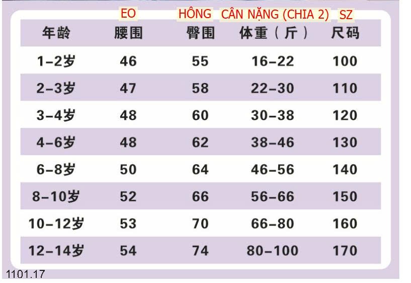 26HA1101.17 - HỘP 4 QUẦN CHÍP CHO BÉ YÊU