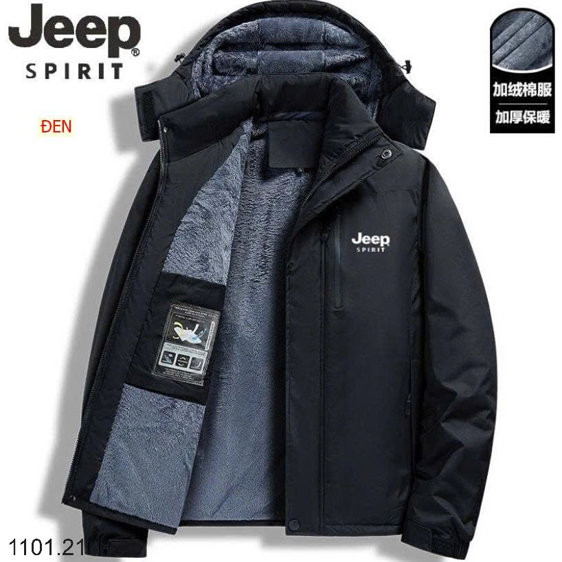 26HA1101.21 - ÁO KHOÁC NAM LÓT LÔNG JEEP
