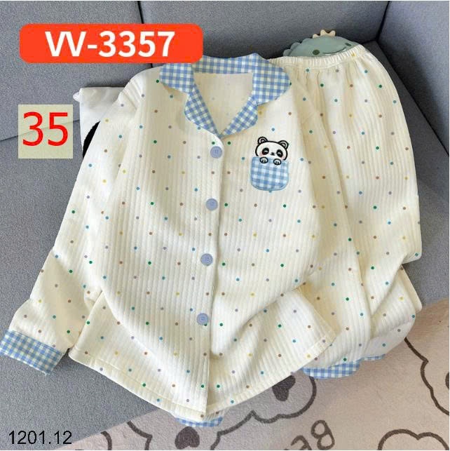 26HA1201.12 - BỘ PIZAMA MẶC NHÀ DÀY DẶN MÙA ĐÔNG