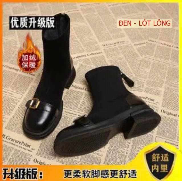 26HA1201.11 - GIÀY BỐT CHELSEA THANH LỊCH NỮ