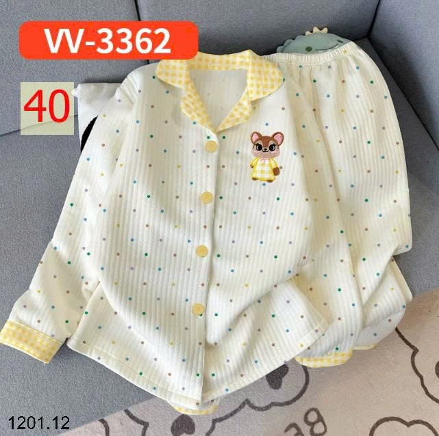 26HA1201.12 - BỘ PIZAMA MẶC NHÀ DÀY DẶN MÙA ĐÔNG