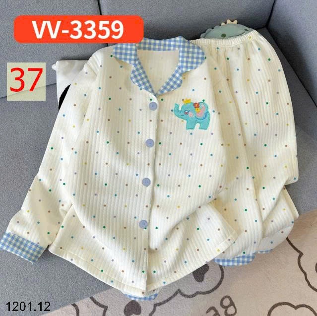 26HA1201.12 - BỘ PIZAMA MẶC NHÀ DÀY DẶN MÙA ĐÔNG