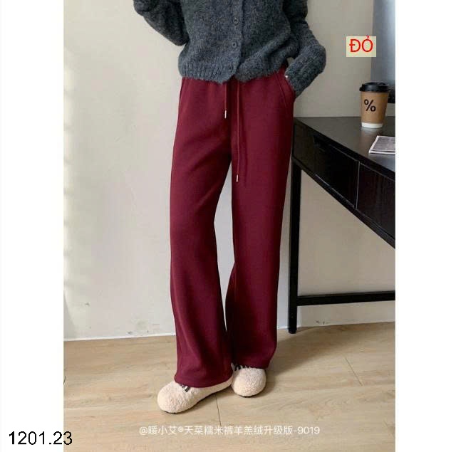 26HA1201.23 - QUẦN NỈ ỐNG RỘNG LÓT LÔNG SIÊU HOT