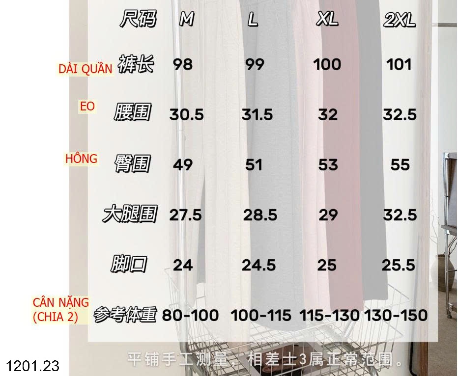 26HA1201.23 - QUẦN NỈ ỐNG RỘNG LÓT LÔNG SIÊU HOT