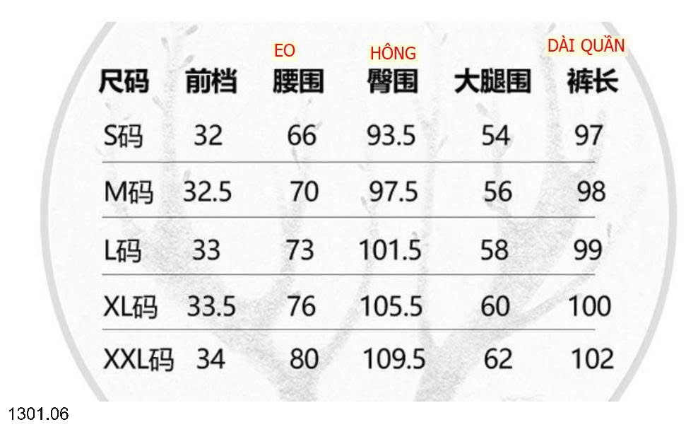 26HA1301.06 - QUẦN JEAN NỮ ỐNG RỘNG CẠP CAO
