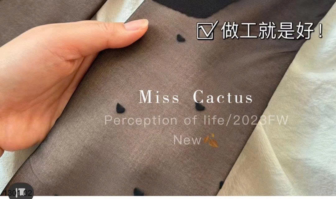 26HA1301.02 - QUẦN TẤT CHẤM BI FULLBOX MISSCACTUS