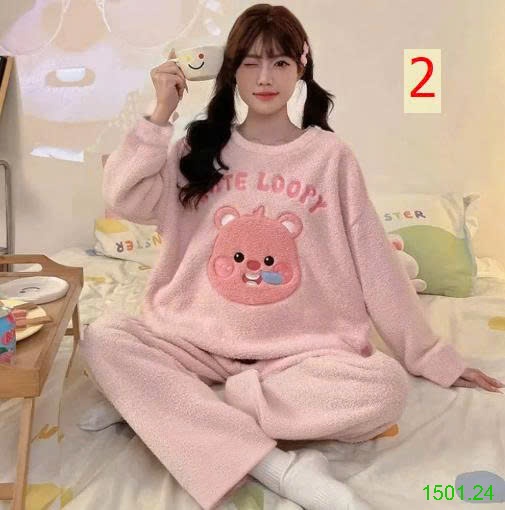 26HA1501.24 - BỘ NGỦ LÔNG HOẠT HÌNH DỄ THƯƠNG