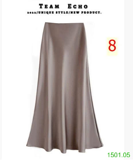 26HA1501.05 - CHÂN VÁY LỤA SATIN